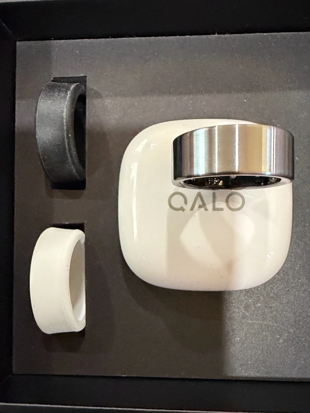 QALO QRNT Slim Smart Ring — Silver